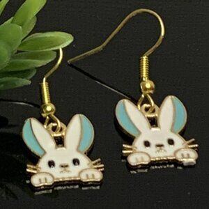 Bunny Earring, Easter Bunny, Easter Earring, Easter Basket Gift, Gift, Rabbit